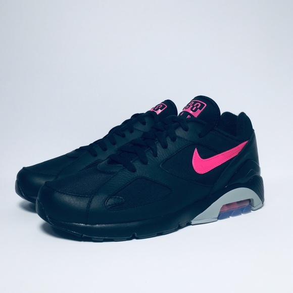 Nike Air Max 180, Black/PinKBlast-Wolf Grey - Picture 5 of 8